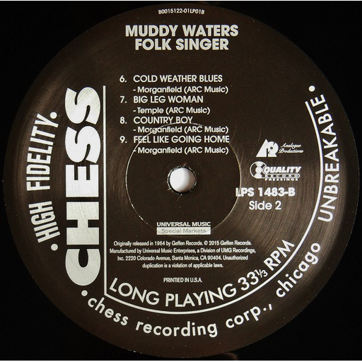 Muddy Waters: Folk Singer